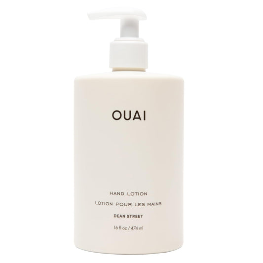 OUAI Hand Lotion - Daily, Lightweight, Hydrating Lotion for Dry Skin - Made with Avocado, Rosehip and Jojoba Oil to Lock in Moisture - Never Greasy (16 Fl Oz) - NutriGlobal
