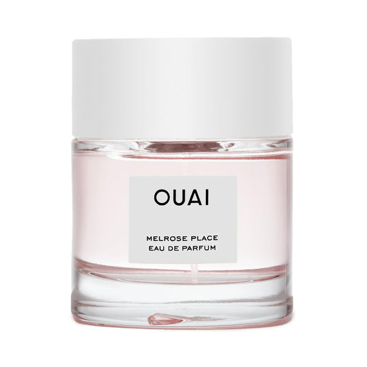 OUAI Melrose Place Eau de Parfum - Elegant Womens Perfume for Everyday Wear - Fresh Floral Scent has Notes of Champagne, Bergamot and Rose with Delicate Hints of Cedarwood and Lychee (1.7 Oz) - NutriGlobal