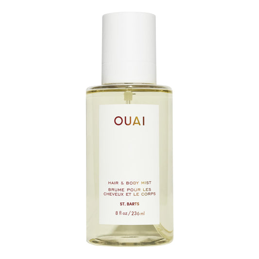 OUAI St. Barts Hair and Body Mist - Tropical-Scented Hair Perfume and Body Spray - Notes of Dragonfruit, Orange Blossom, Tuberose & Musk (8 Fl Oz) - NutriGlobal
