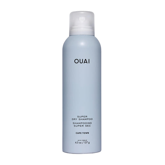 OUAI Super Dry Shampoo - Volumizing Dry Shampoo - Absorbs Oil, Dirt & Sweat - Blends Seamlessly into Hair with Zero Residue & Enriched with a Long-Lasting Scent - Cape Town (4.5 oz) - NutriGlobal