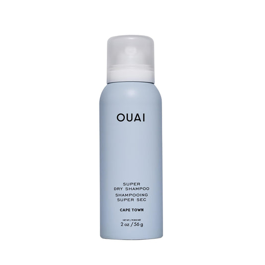 OUAI Super Travel Size Dry Shampoo - Volumizing Dry Shampoo - Absorbs Oil, Dirt & Sweat - Blends Seamlessly into Hair with Zero Residue & Enriched with a Long-Lasting Scent - Cape Town (2 oz) - NutriGlobal