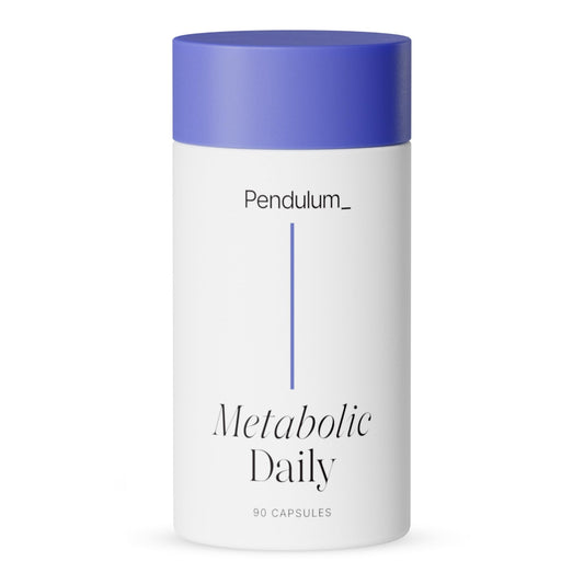 Pendulum Metabolic Daily - Multi-Strain Probiotic with Akkermansia muciniphila to Support Metabolism and Sustain Energy Levels - for Women and Men - 90 Capsules (1 Pack) - NutriGlobal