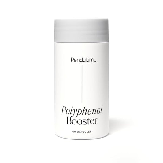 Pendulum Polyphenol Booster, Antioxidant from Superfoods, Beneficial Plant Compounds for Good Health, Helps Boost Akkermansia Muciniphila for Men & Women (60 Capsules, 1-Pack) - NutriGlobal