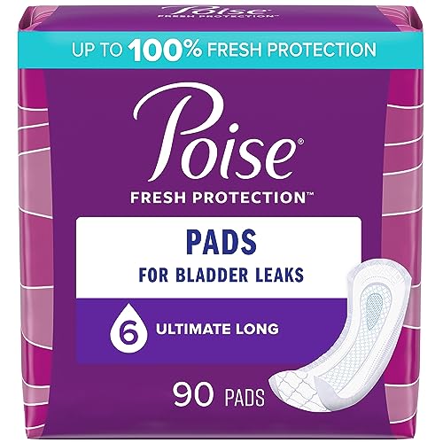 Poise Incontinence Pads & Postpartum Incontinence Pads, 6 Drop Ultimate - NutriGlobal