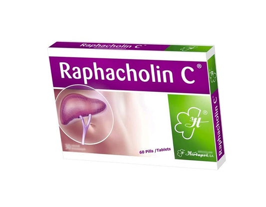 Polpharma RAPHACHOLIN C N30 x 2 Pills/Tablets (Total 60) - Made in Poland & Language - NutriGlobal