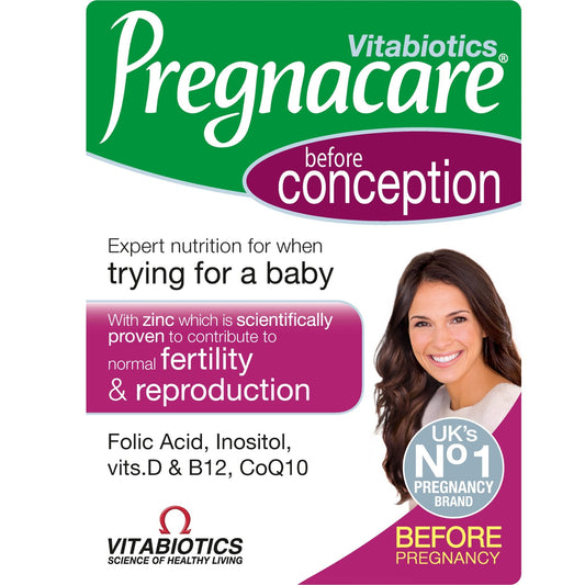 Pregnacare Conception Tablets, Pack of 30, 30 Count - NutriGlobal