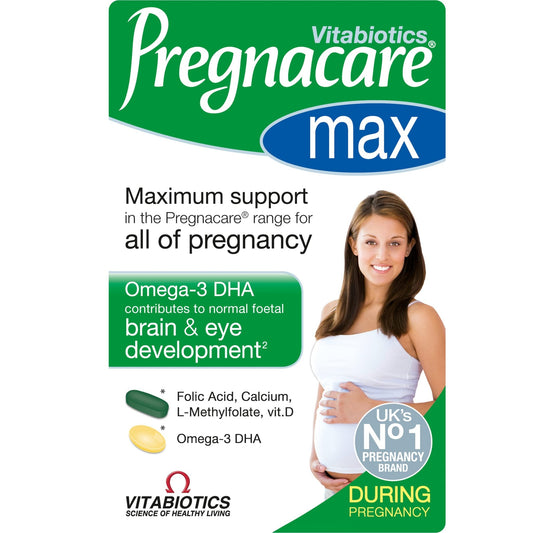 Pregnacare Max, White, 84 Count (Pack of 1) - NutriGlobal