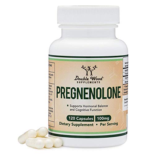 Pregnenolone 100mg per Serving (Converted to Progesterone to Boost Progesterone - NutriGlobal