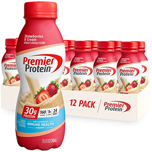 Premier Liquid Protein Shake -24 Vitamins & Minerals/Nutrients to Support Immune Health - NutriGlobal