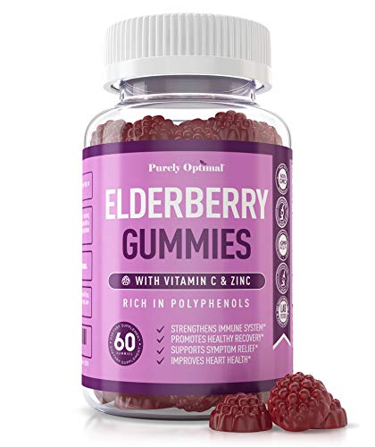 Premium Elderberry Gummies - Sambucus Elderberry Gummies for Adults - Black Elderber - NutriGlobal