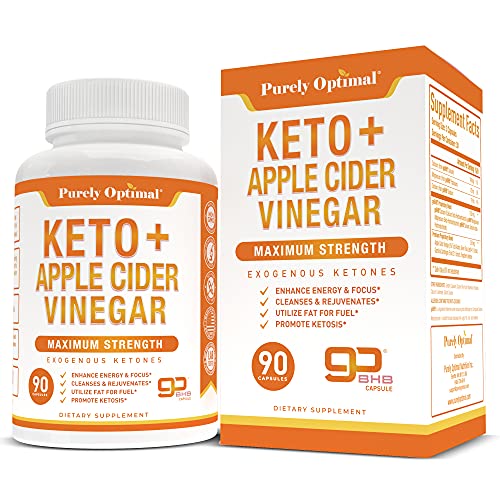 Premium Keto Pills + Apple Cider Vinegar Capsules with Mother - Utilize Fat - NutriGlobal