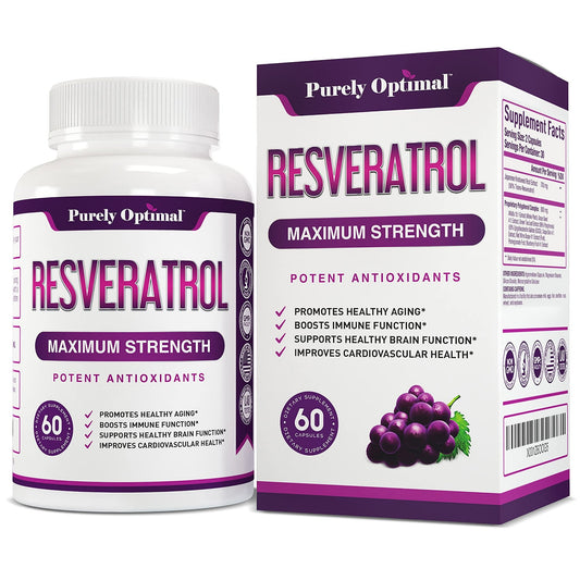 Premium Resveratrol Supplement 1500mg - Max Strength, Trans Resveratrol Capsules - NutriGlobal