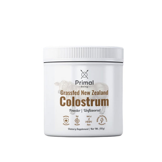 Primal Being Grassfed Beef Colostrum - Supports Immune Function, Gut Health, Hair - NutriGlobal