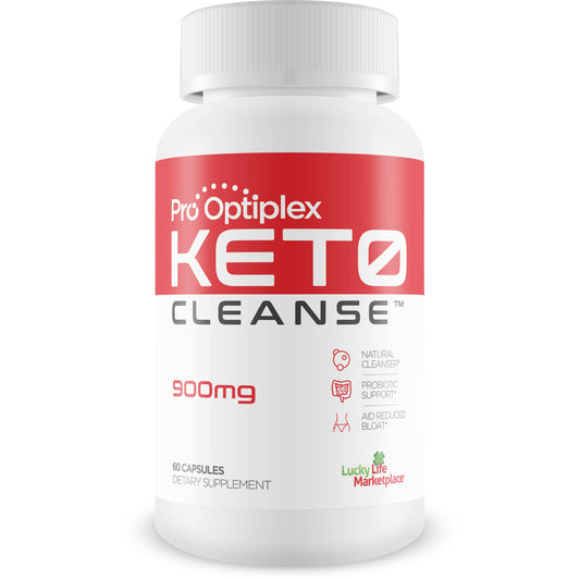 Pro Optiplex Keto Cleanse - Cleanse & Detox Naturally - Herbal Keto Cleanse with Probiotic - NutriGlobal