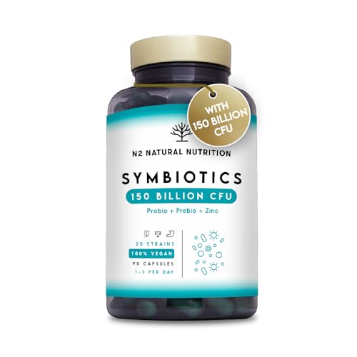 Probiotics 150 Billion CFU - 20 Strains with Prebiotics & Zinc. Highest Concentration - NutriGlobal