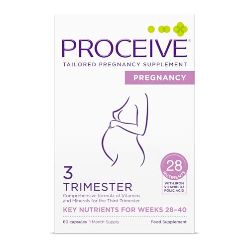 Proceive® Pregnancy Trimester 3 (28 Weeks) Pregnancy Vitamin & Mineral Supplements - NutriGlobal