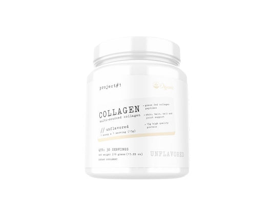 Project 1 Nutrition Multi-Sourced Collagen Powder | Grass-Fed Peptides for Skin, Hair - NutriGlobal