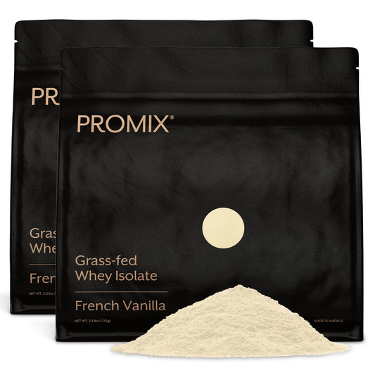 Promix Whey Protein Isolate Powder - Grass-Fed & 100% All Natural - ­Post Workout - NutriGlobal