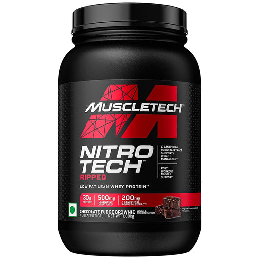 Protein Powder for Weight Loss |MuscleTech Nitro-Tech Ripped |Whey Protein Powder - NutriGlobal