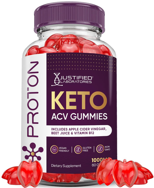 Proton Protein Keto ACV Gummies Advanced Formula 1000MG Proton Keto Gummies - NutriGlobal