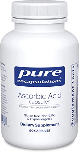 Pure Encapsulations Ascorbic Acid Capsules, 90 Capsules - NutriGlobal