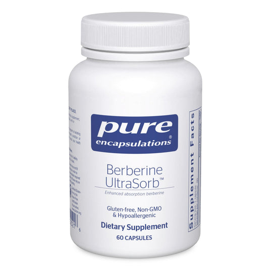 Pure Encapsulations Berberine UltraSorb | Enhanced Absorption Berberine | 60 Capsules - NutriGlobal
