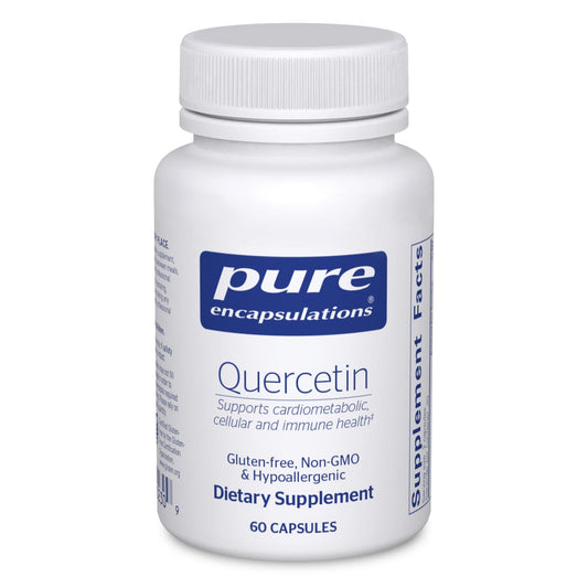 Pure Encapsulations Quercetin - Supplement with Bioflavonoids - 60 Caps - NutriGlobal