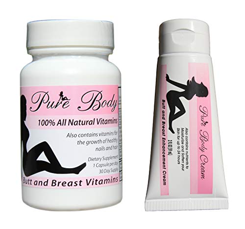 PureBody Vitamins and PureBody Cream Combo "Bundle of Joy" - The Best Butt - NutriGlobal