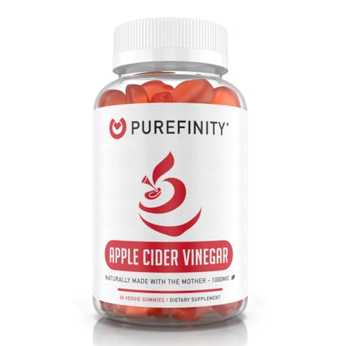 PUREFINITY Apple Cider Vinegar Gummies – Raw, Natural, Unfiltered ACV from The Mother - NutriGlobal