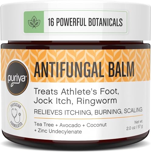 Puriya Tea Tree Oil Antifungal Cream, Plant-Powered Athletes Foot Cream Treatment - NutriGlobal