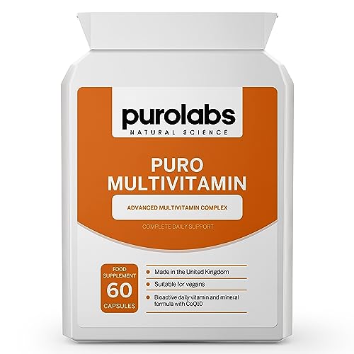 Puro Multivitamin - 34 Multivitamins & Minerals - Daily Complex for Men & Women - NutriGlobal