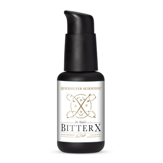 Quicksilver Scientific Dr. Shade's BitterX - Highly Concentrated Bitters for Digestion - Fast Acting Digestive Support & Liver Supplement with Dandelion Root, Gentian Root, Solidago & Myrrh (50ml) - NutriGlobal