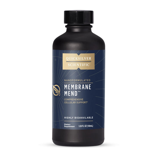 Quicksilver Scientific Membrane Mend - Brain, Cellular & Healthy Aging Support with Phosphatidyl Choline (PC), Vitamin E Tocotrienols, Ahiflower Oil & Astaxanthin Supplements (3.38oz / 100ml) - NutriGlobal