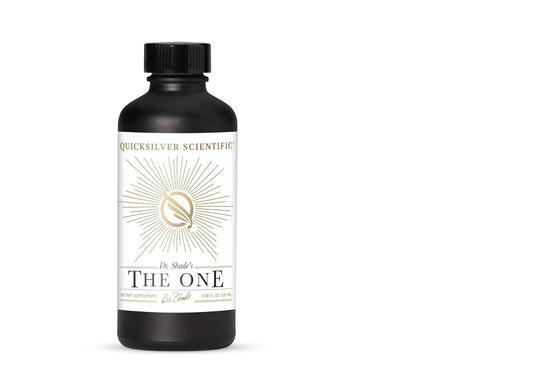 Quicksilver Scientific The ONE Mitochondrial Elixir - Mitochondria Supplement to Support Cellular Health with Phosphatidylcholine, Resveratrol, Reishi Mushroom & CoQ10 Liquid (3.38 Fl oz / 100ml) - NutriGlobal