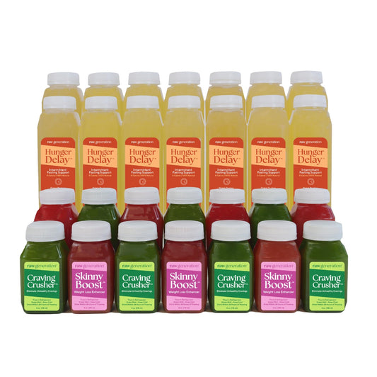 Raw Generation Intermittent Fasting Fuel Pack - Weekly Fasting Drink Kit with Vital Electroly - NutriGlobal