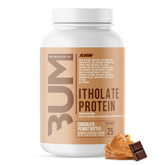 RAW Whey Isolate Protein Powder, Chocolate Peanut Butter (CBUM Itholate) - 100% Grass - NutriGlobal
