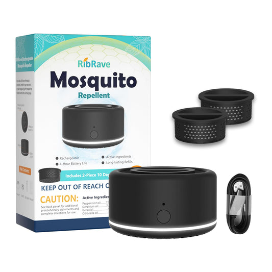 Rechargeable Mosquito Repeller Outdoor Patio Bug Insect Repellent Indoor - NutriGlobal
