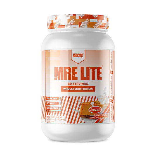 REDCON1 MRE Lite Whole Food Protein Powder, Juniors, Pumpkin Cheesecake - Low Carb - NutriGlobal