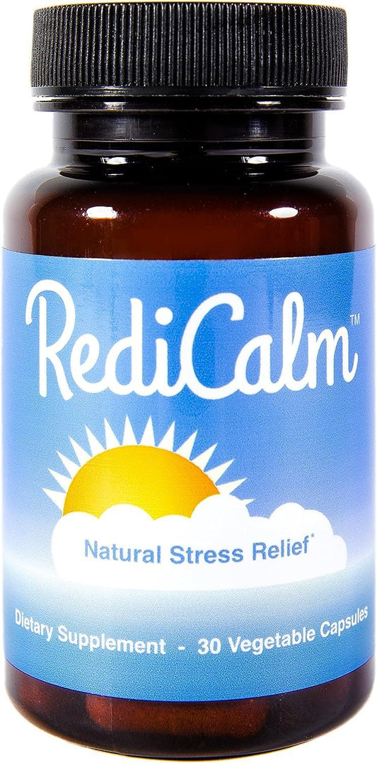 RediCalm - Clinically-Proven Natural Anxiety Relief Supplement - Non-GMO - NutriGlobal