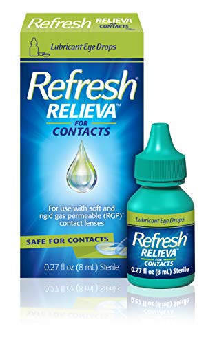 Refresh Relieva for Contacts Lubricant Eye Drops, 0.27 Fl Oz Sterile - NutriGlobal
