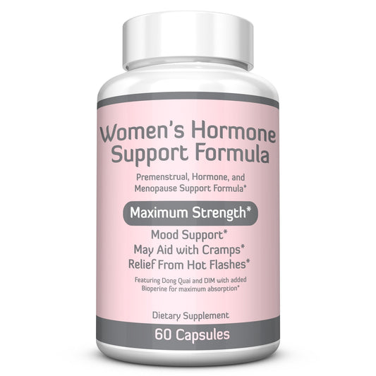 Re+Gen Nutrition Women's Hormone Balance Support, Supplement with Vitamin E, Dong Quai, and DIM 200mg with BioPerine, PMS, Hot Flashes, Mood Swings, Night Sweats Support, 60 Capsules, 2 Month Supply - NutriGlobal