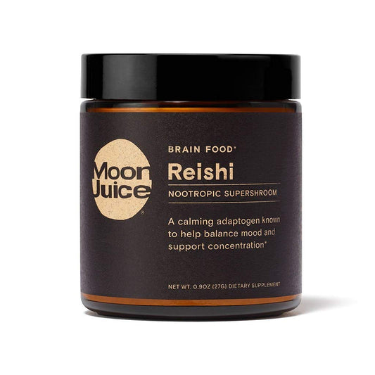 Reishi by Moon Juice - Organic Reishi Mushroom Powder Extract (700mg 1,3 and 1,6 Beta-Glucans per Serving) - Supports Mood, Concentration & Healthy Immune System - Vegan, Non-GMO (1.3oz) - NutriGlobal