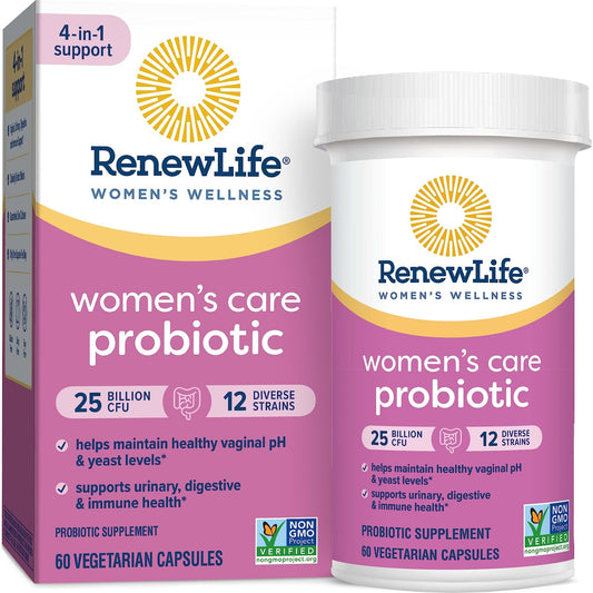 Renew Life Women's Probiotic Capsules, Supports Vaginal, Urinary, Digesti - NutriGlobal