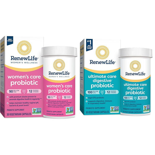 Renew Life Women's Probiotic Capsules, Supports Vaginal, Urinary, Digestive & Ultimate - NutriGlobal
