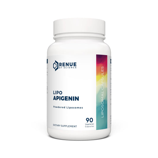 Renue By Science Apigenin | High Strength Liposomal Apigenin Supplement | 90 Apagenine Capsules - 75mg Apigenin per Serving | Non-GMO & Allergen Free | Made in The USA Third-Party Tested - NutriGlobal