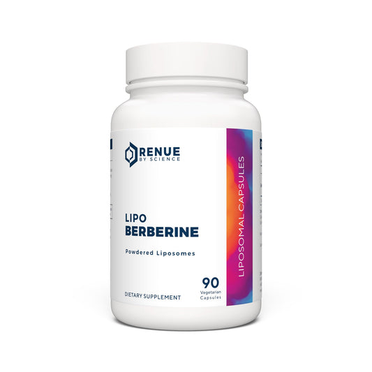 Renue By Science Berberine | 90 Berberine Supplement Capsules - 250mg Berberine per Serving | Bioavailable Formula for Increased Absorption | Non-GMO & Allergen Free | Manufactured in The USA - NutriGlobal