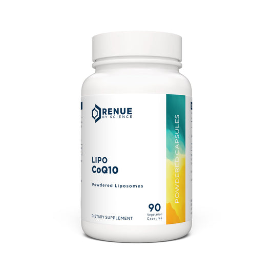 Renue By Science CoQ10 - Coenzyme Q10 as Ubiquinol CoQ10 | High Strength Liposomal CoQ10 200mg Supplement | 90 Co Q10 Capsules | Non-GMO & Allergen Free | Made in The USA Third-Party Tested - NutriGlobal