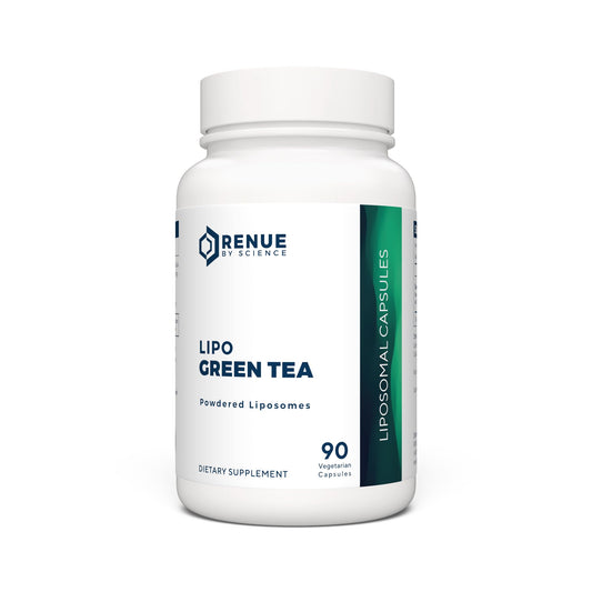 Renue By Science Green Tea Extract | High Strength Liposomal Supplement | 90 Capsules - 75mg Green Tea per Serving | Non-GMO | Made in The USA & Third-Party Tested - NutriGlobal