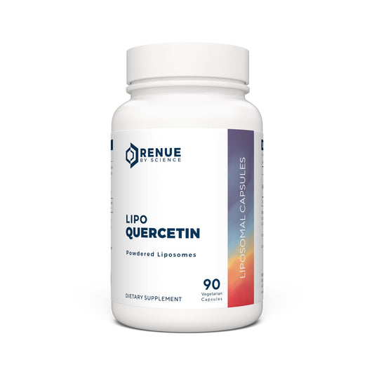 Renue By Science Quercetin | High Strength Liposomal Quercetin Supplements | 90 Quercitin Capsules - 150mg Quercetin per Serving | Non-GMO | Made in The USA & Third-Party Tested - NutriGlobal