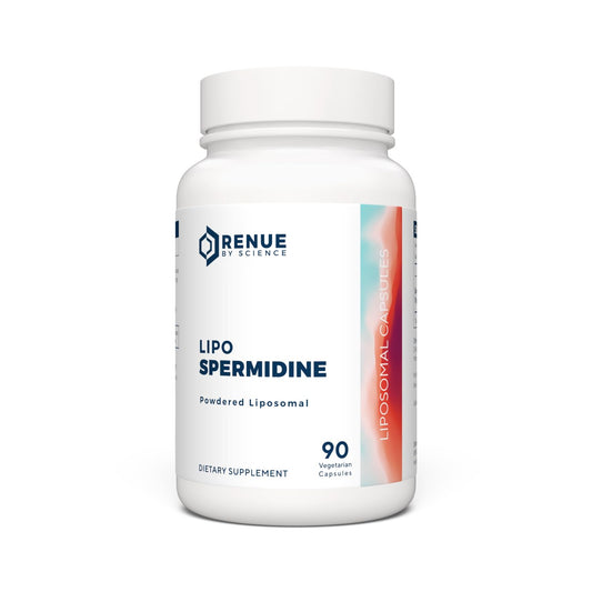 Renue By Science Spermidine Supplements | Liposomal Spermidine Supplements for Women and Men | 90 Capsules - 8mg Spermidine per Serving | Non-GMO & Allergen Free | Made in The USA Third-Party Tested - NutriGlobal
